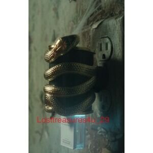 Bath & Body Works Wallflowers Plug-In Gold Coil Snake Gothic Halloween
